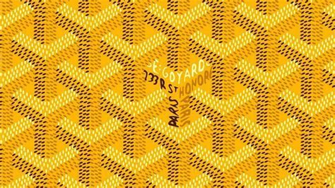 yellow goyard wallpaper|goyard laptop background.